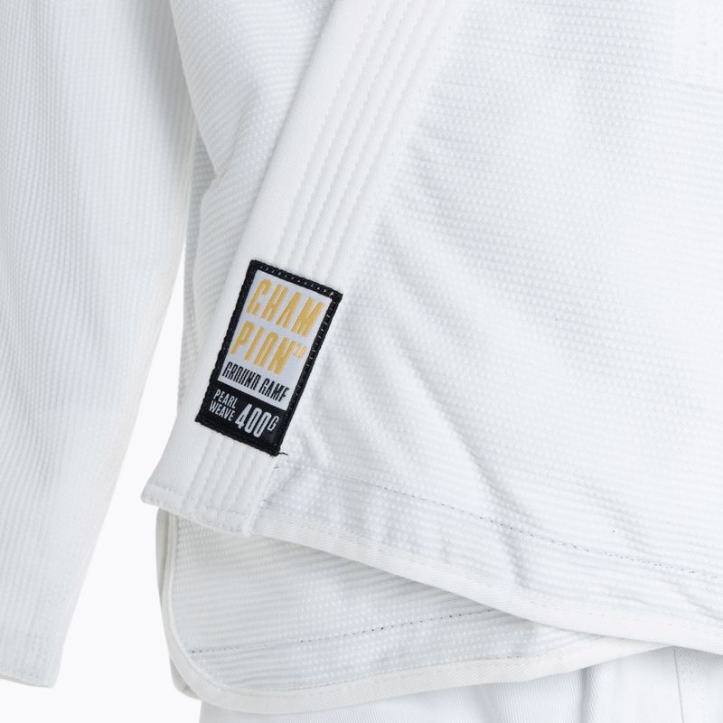 GI per Brazilian jiu-jitsu Ground Game Champion 3.0 bianco 11