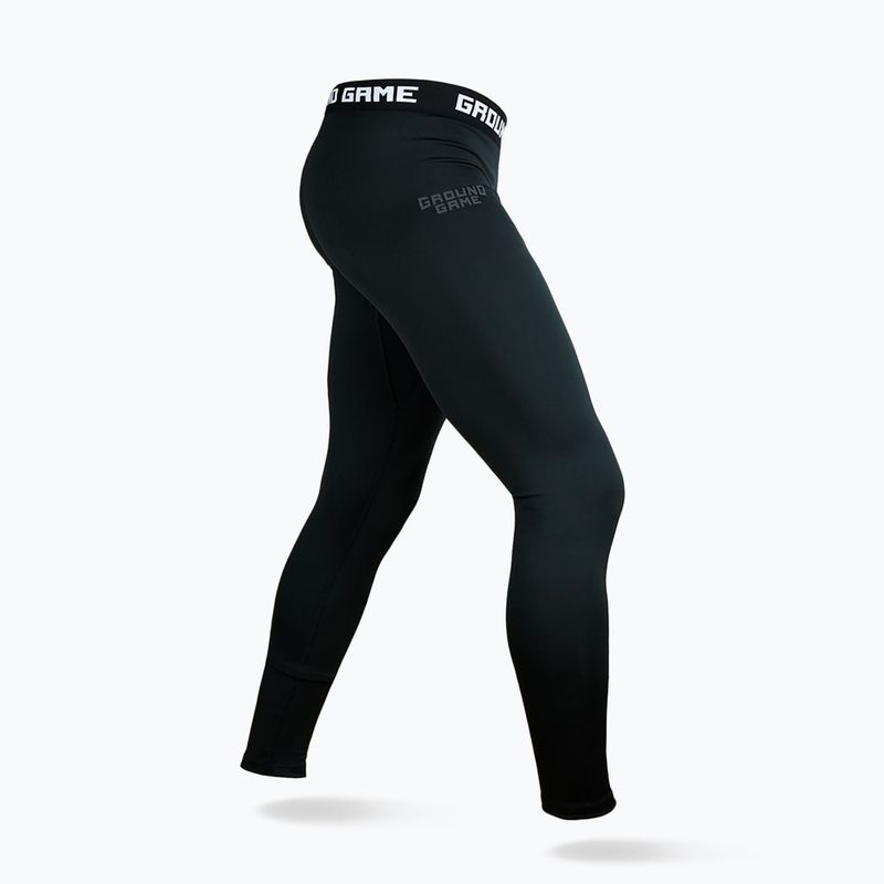 Ground Game Athletic Shadow Leggings da allenamento neri 3
