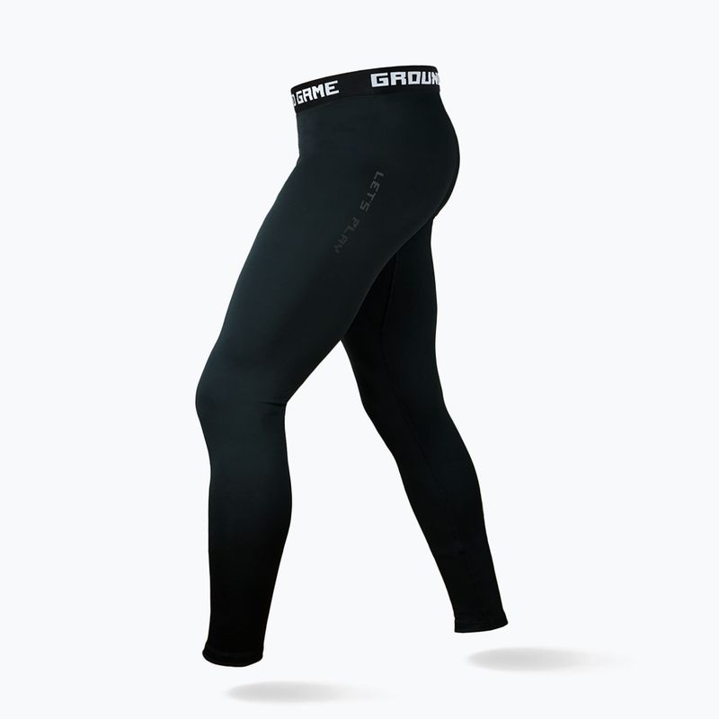 Ground Game Athletic Shadow Leggings da allenamento neri 4