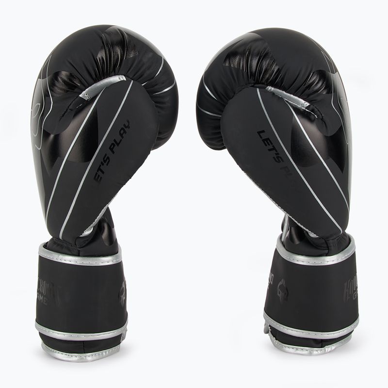 Ground Game Logo 3.0 guantoni da boxe neri 4