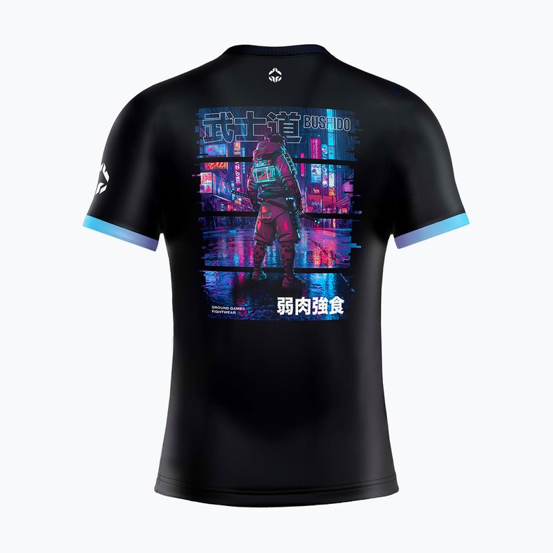 Rashguard Ground Game Cyber Samurai multicolore 2