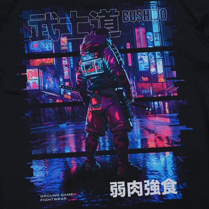 Rashguard Ground Game Cyber Samurai multicolore 5