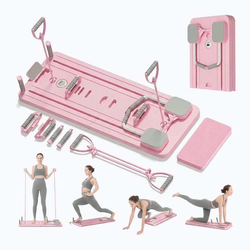 Reformer per pilates Extralink 9w1 pink