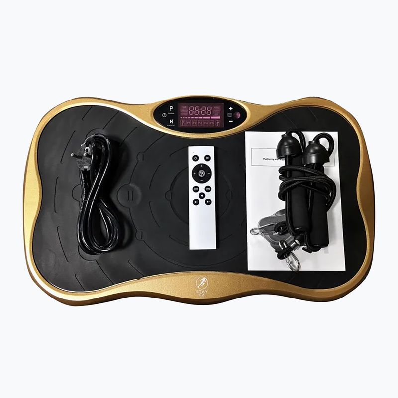 Piattaforma vibrante Extralink Moonwalk Spin Move black/gold