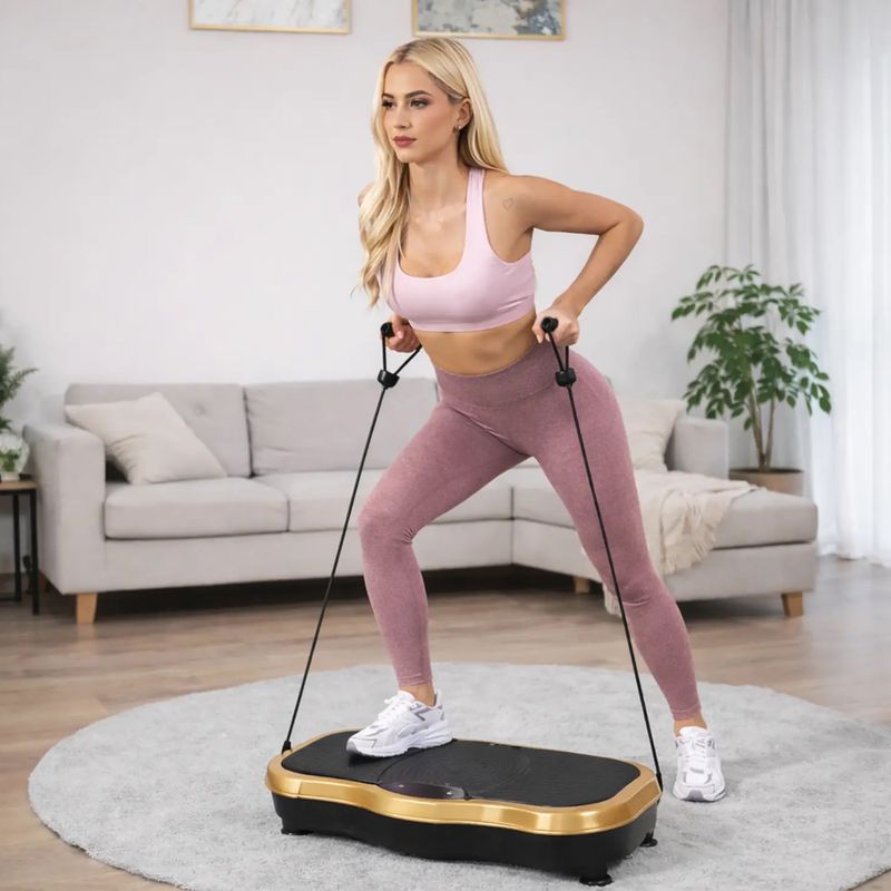 Piattaforma vibrante Extralink Moonwalk Spin Move black/gold 14