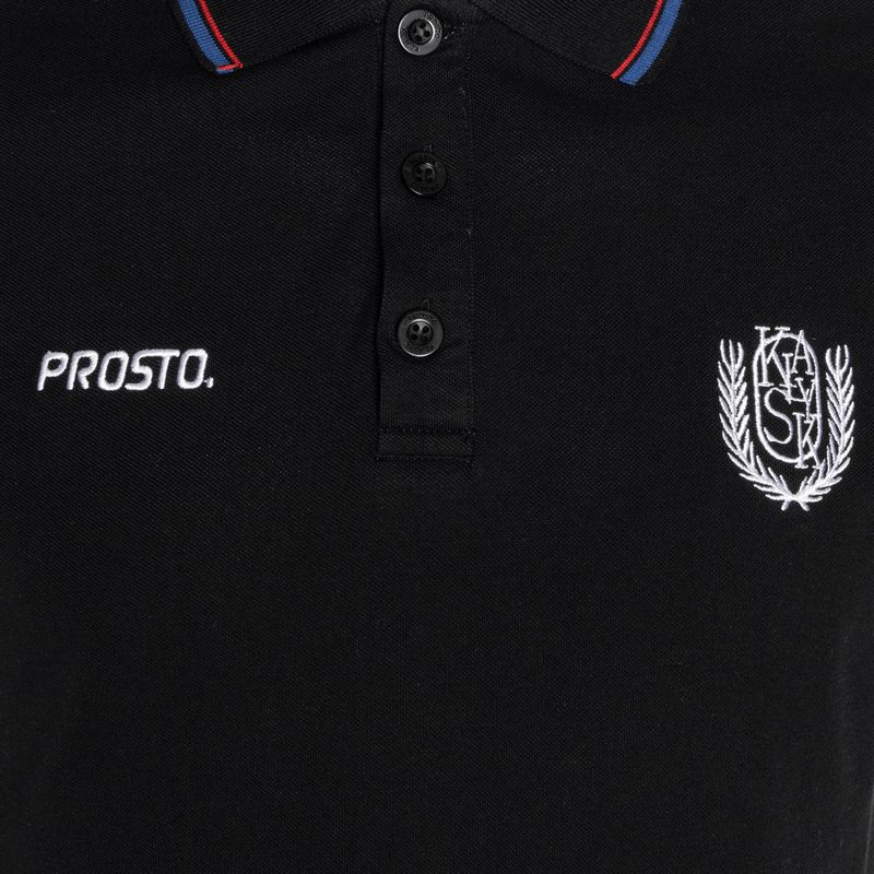 Polo PROSTO da uomo Woods nero 3