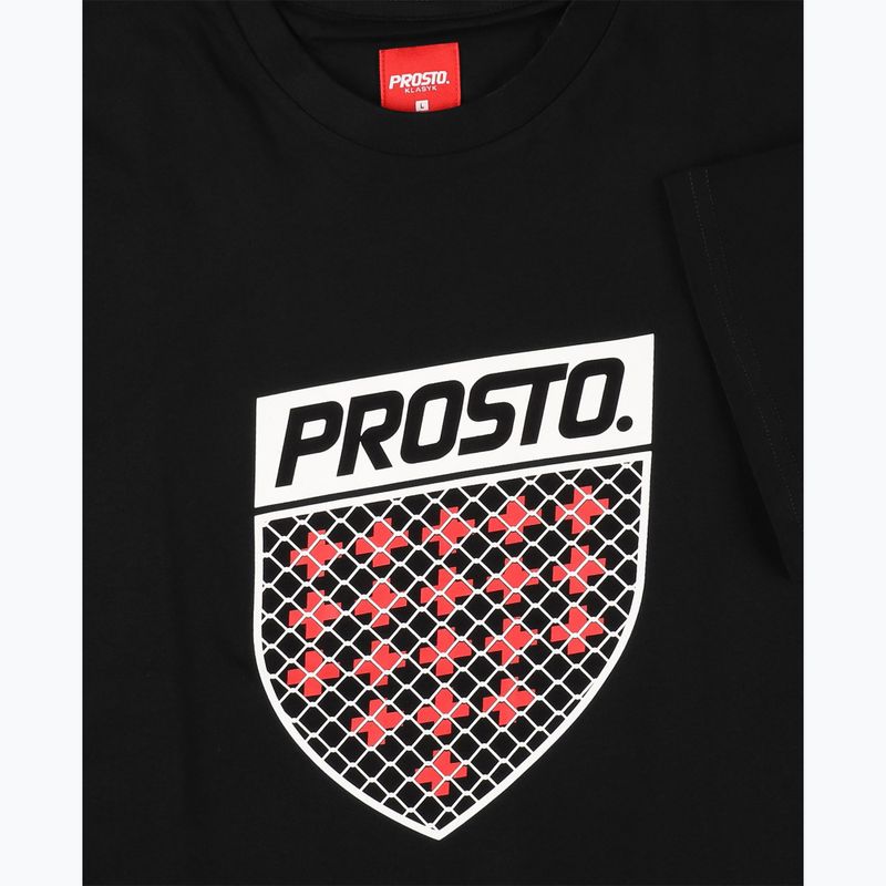 Maglietta PROSTO Tripad nera da uomo 3