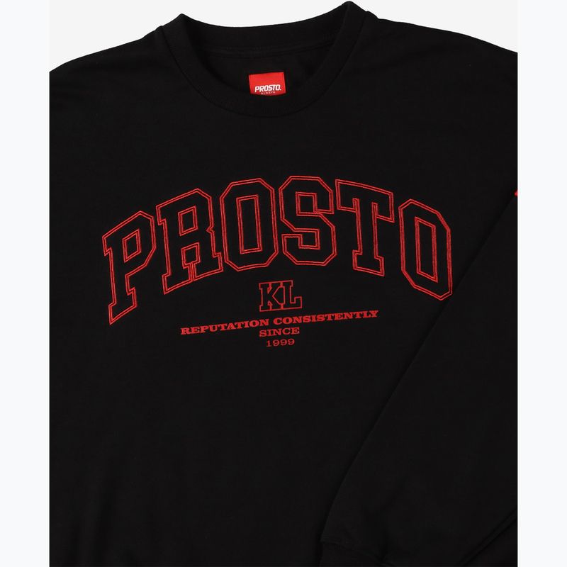 PROSTO felpa da uomo Unigo nero 3