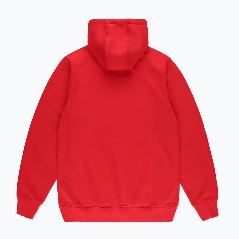 PROSTO Toogit Felpa con cappuccio da uomo rosso 5