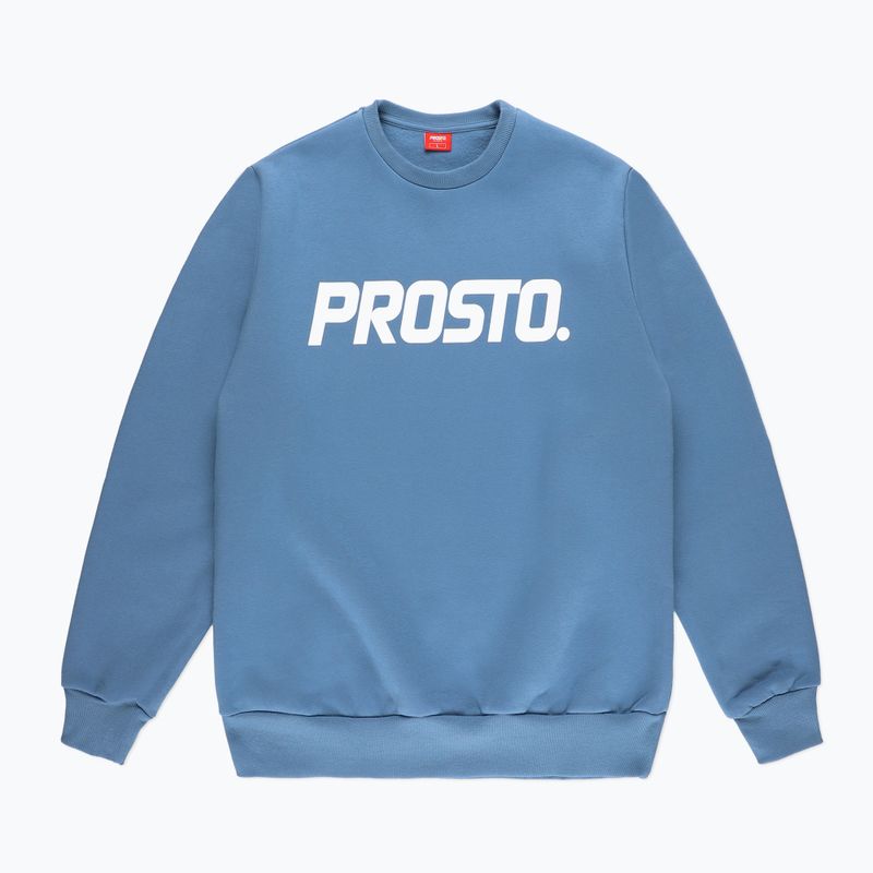 Felpa PROSTO Crewneck da uomo Toras blu 4