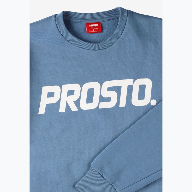 Felpa PROSTO Crewneck da uomo Toras blu 6