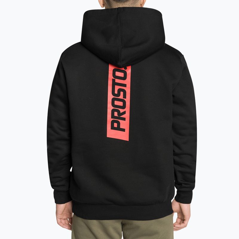 Felpa con cappuccio PROSTO da uomo Blitzy nero 2