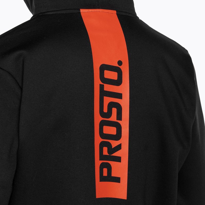 Felpa con cappuccio PROSTO da uomo Blitzy nero 9