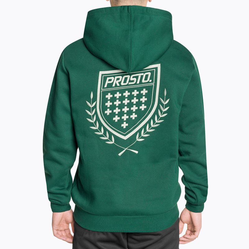 Felpa con cappuccio PROSTO Uomo Verde Pomet 2