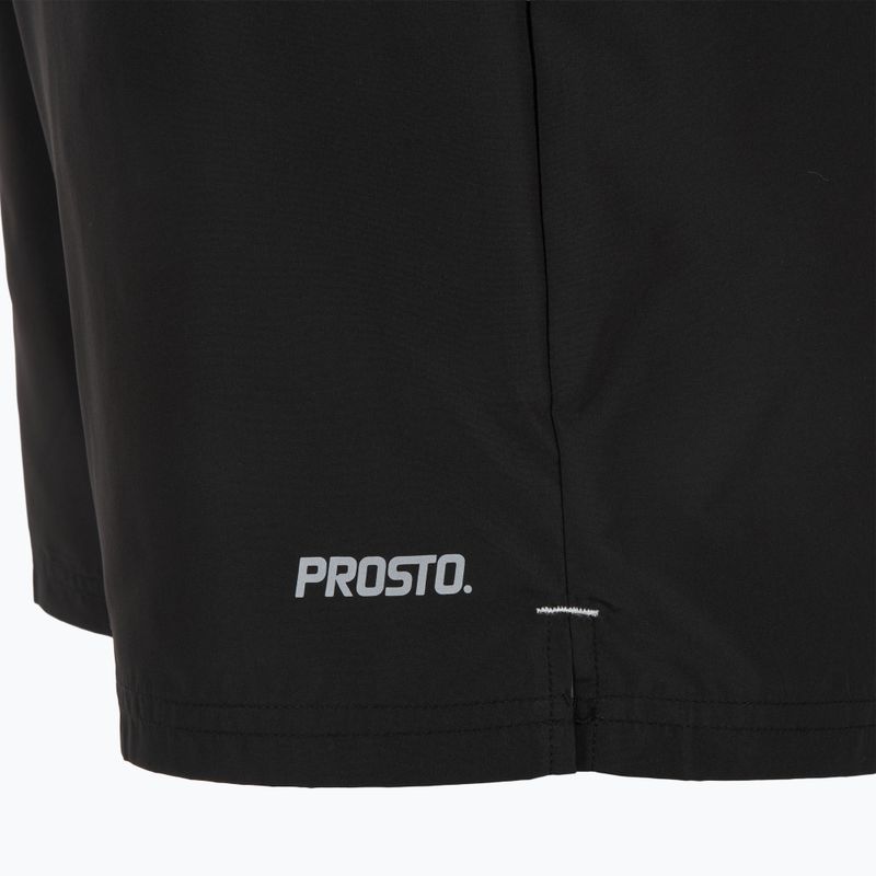Pantaloncini da bagno da uomo PROSTO Basy nero 4