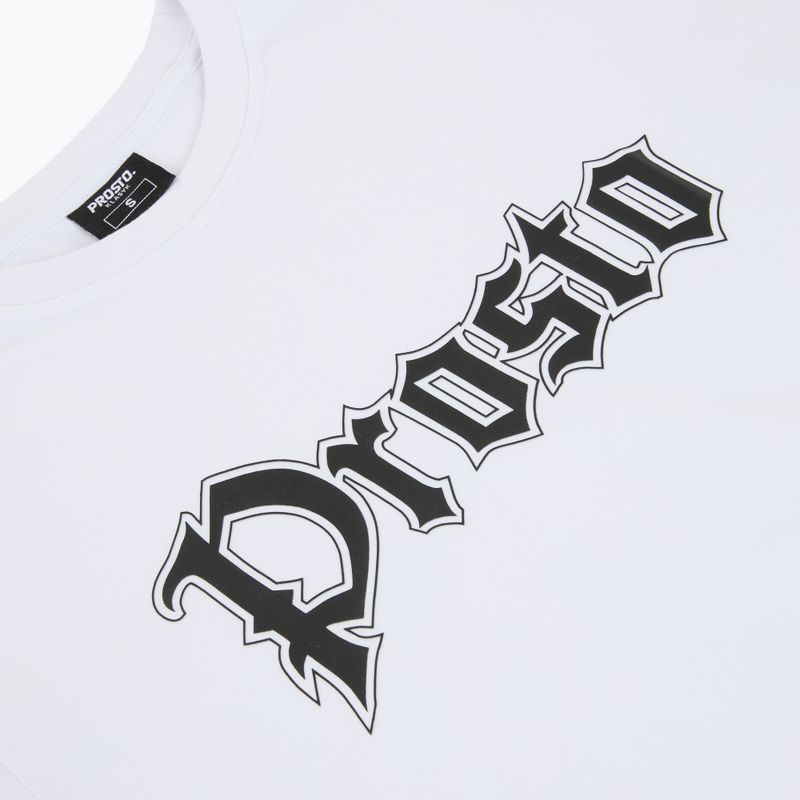 PROSTO T-shirt da uomo Traz bianco 3