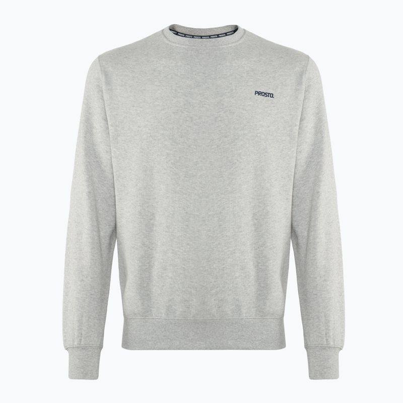 Felpa PROSTO Crewneck Base uomo grigio