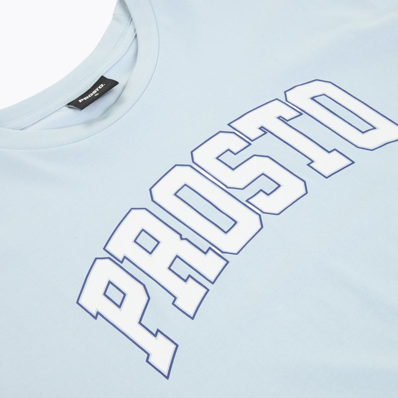 PROSTO College - Maglietta da uomo blu chiaro 3