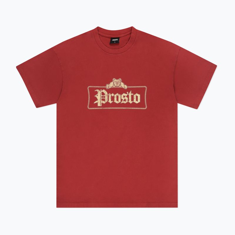Maglietta PROSTO Bull rossa da uomo