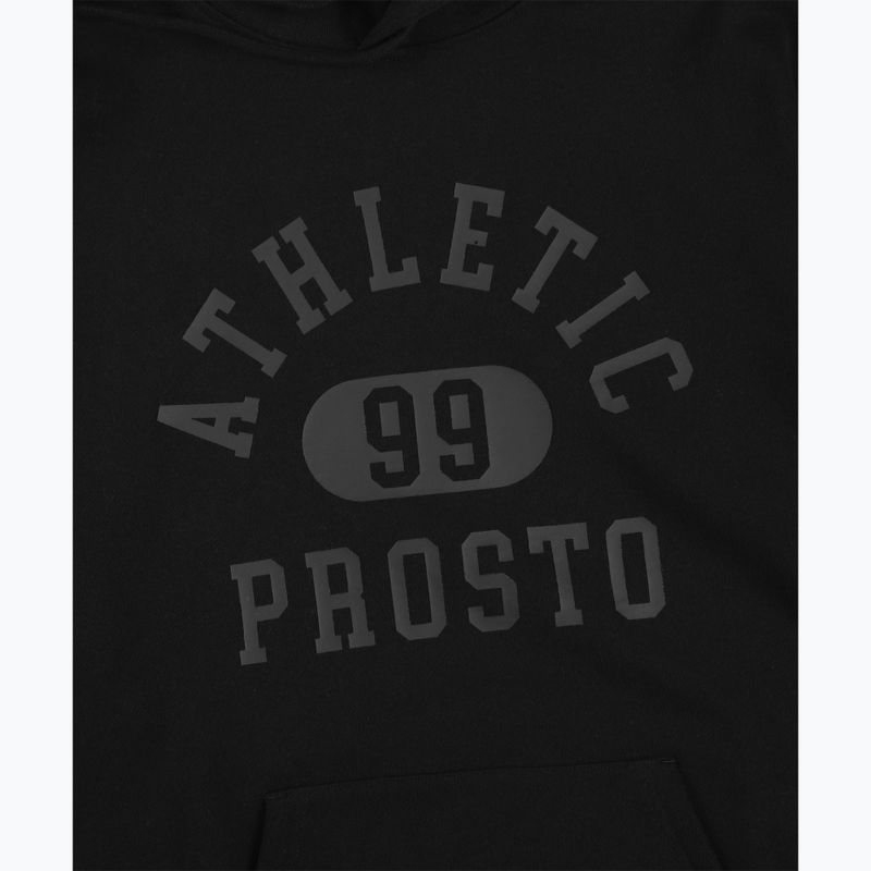 Felpa con cappuccio PROSTO Athletic99 da uomo, nero 3
