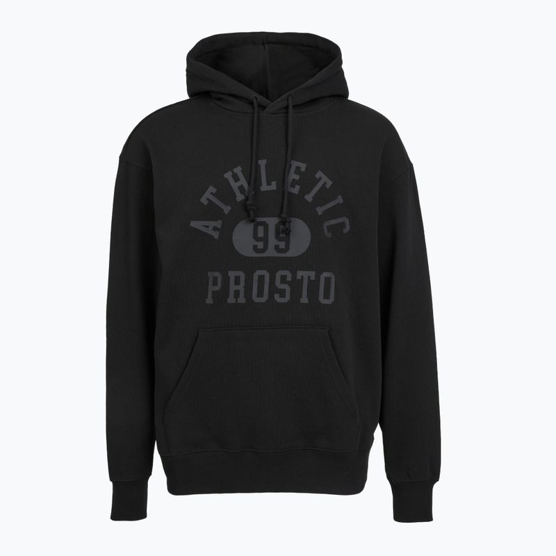 Felpa con cappuccio PROSTO Athletic99 da uomo, nero