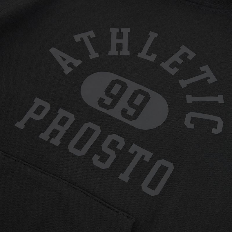 Felpa con cappuccio PROSTO Athletic99 da uomo, nero 3