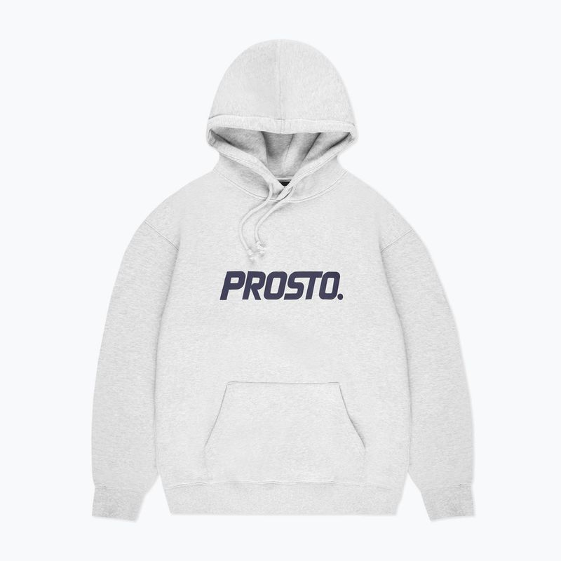 Felpa con cappuccio PROSTO Fuss da uomo, grigio