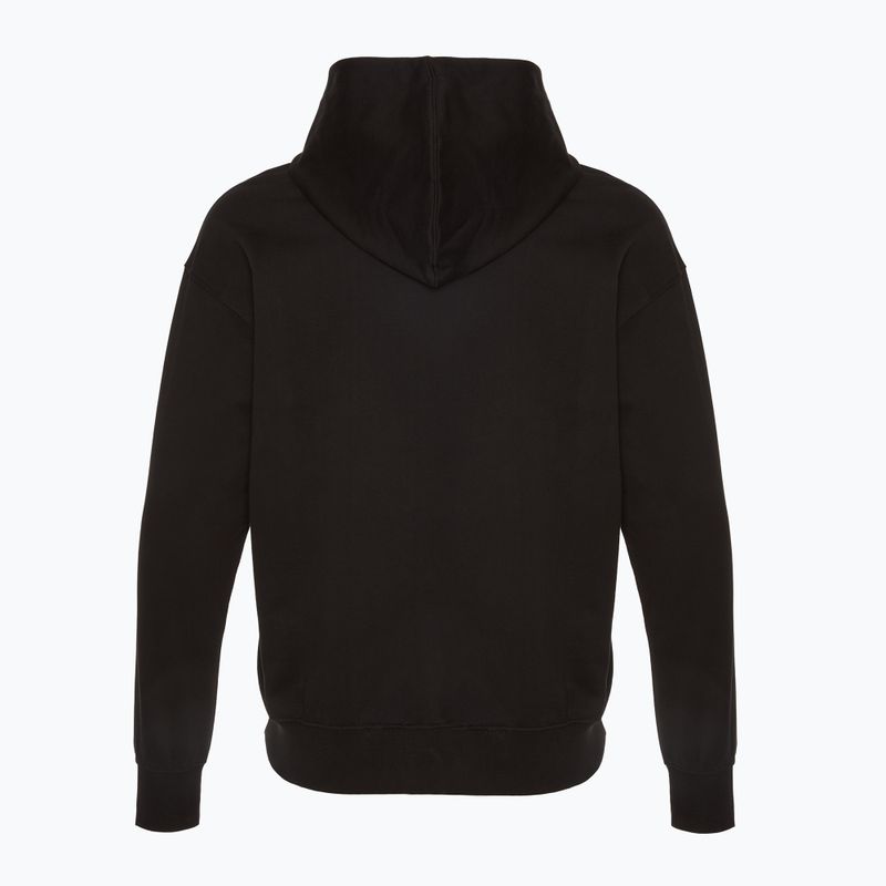 Felpa con cappuccio PROSTO Box da uomo, nero 2