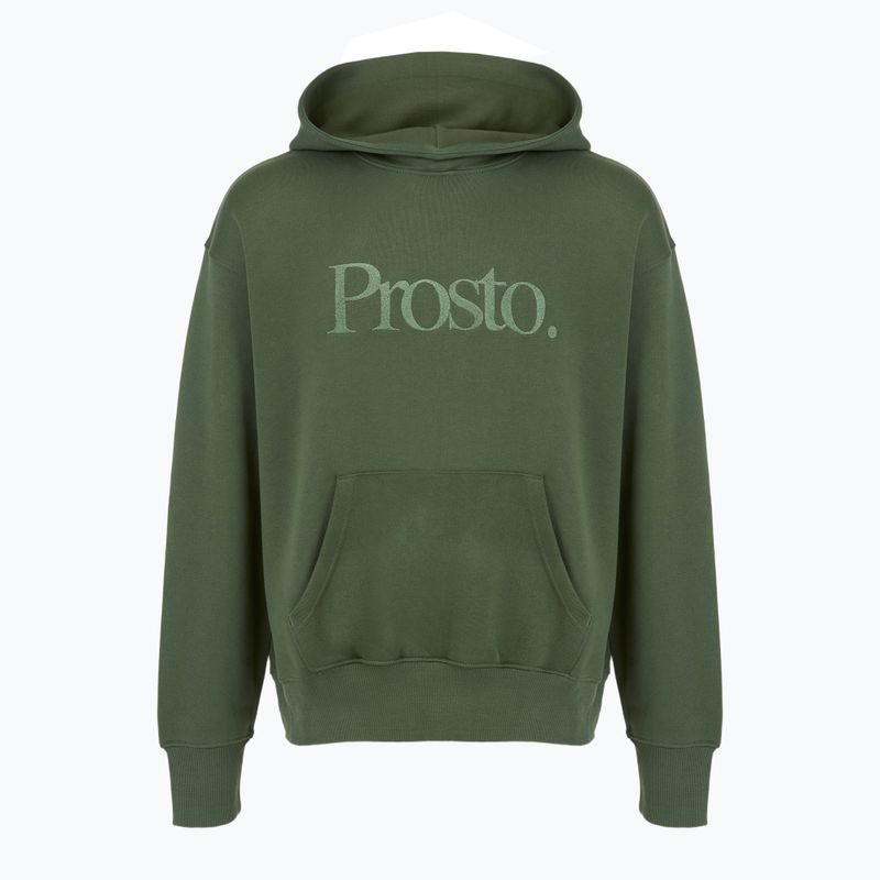 Felpa con cappuccio PROSTO Mizo da uomo, verde