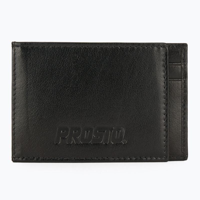 PROSTO Stride custodia nera per carte di credito