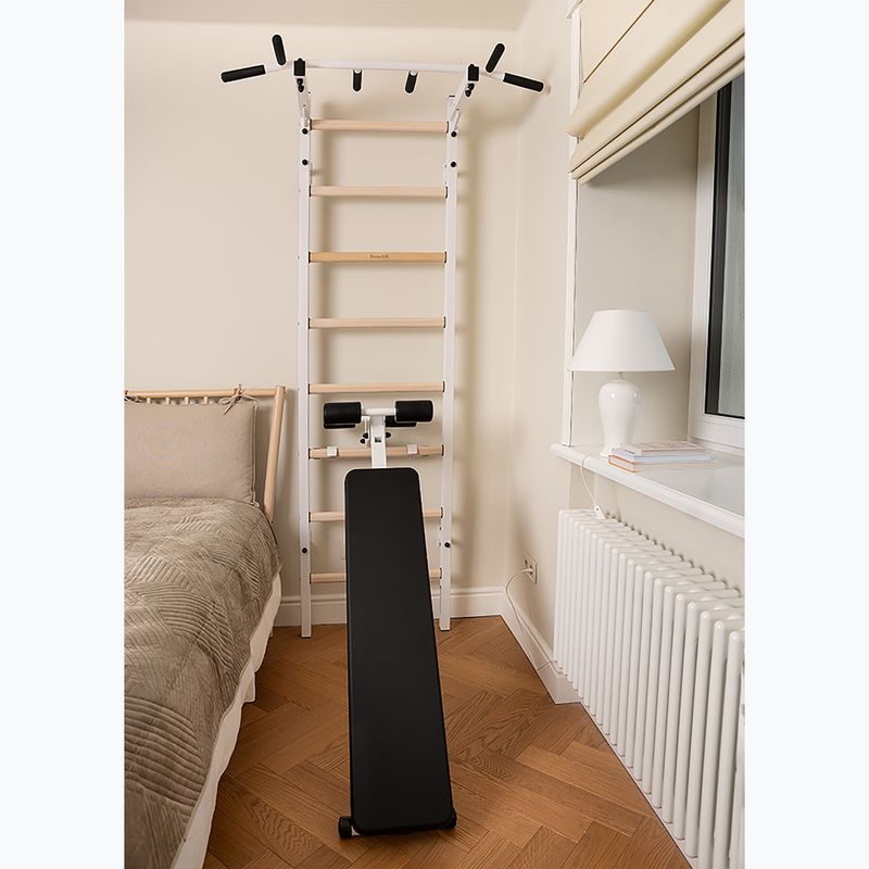 Scala da ginnastica BenchK 223W bianco opaco/rovere 4