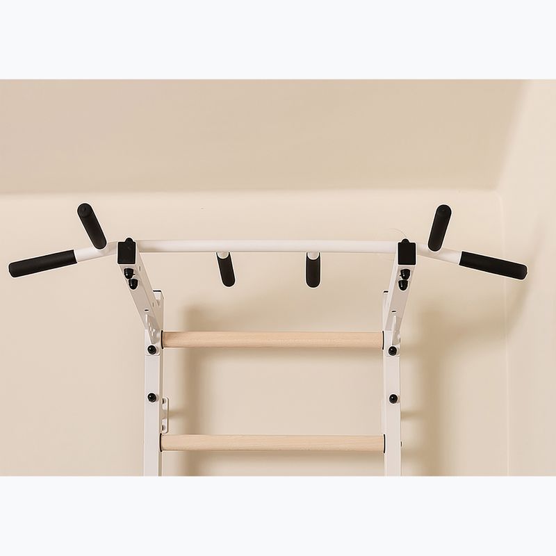 Scala da ginnastica BenchK 223W bianco opaco/rovere 9