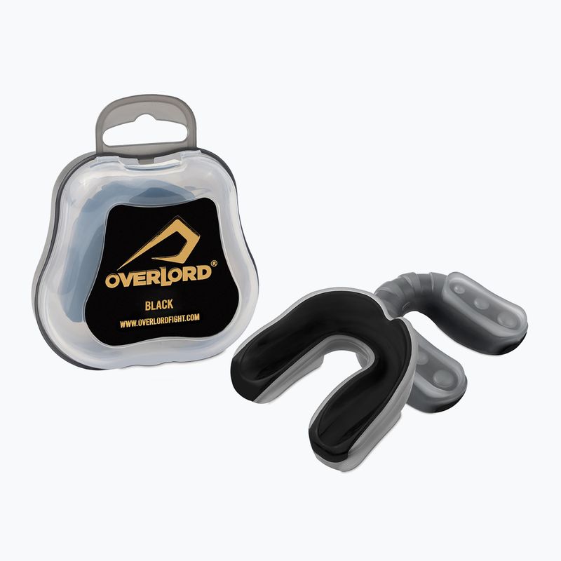 Protezione della mascella + scatola Overlord Gel nero