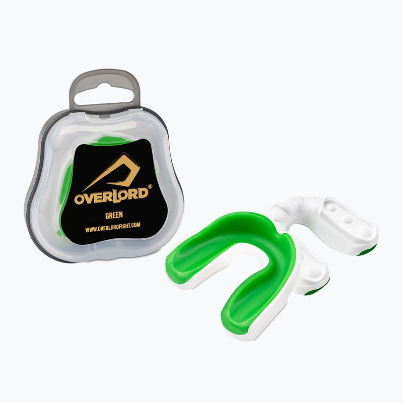 Protezione della mascella + scatola Overlord Gel verde
