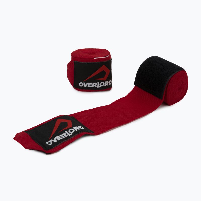 Bendaggi da boxe Overlord 200001 350 cm rosso