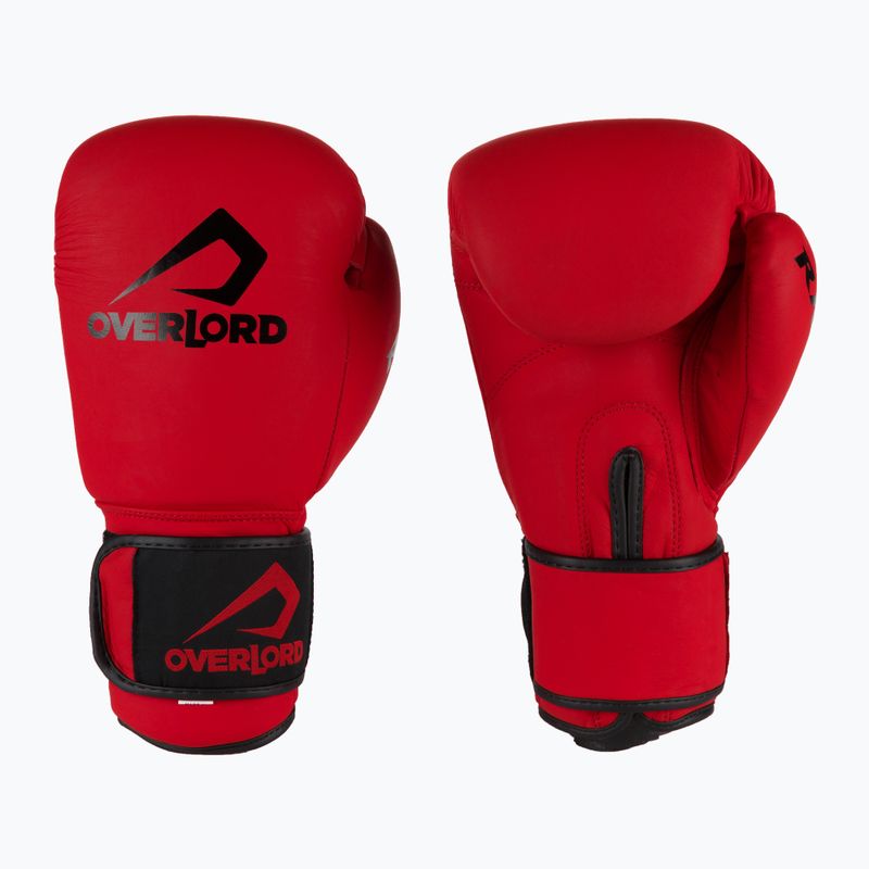 Guantoni da boxe rossi Overlord Rage 6