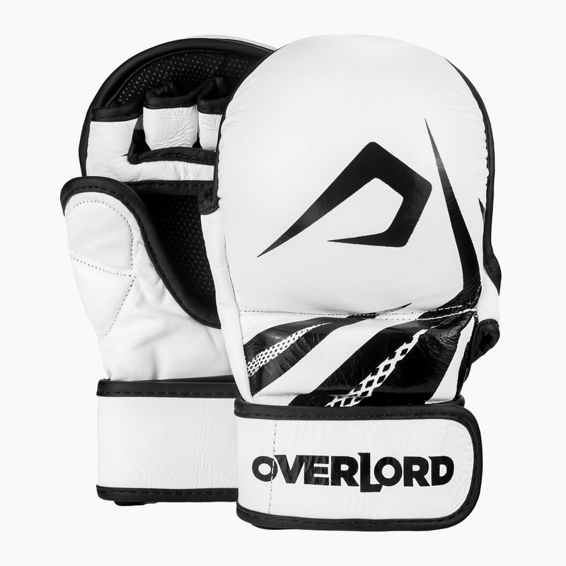 Overlord Sparring MMA guanti da grappling bianchi 6