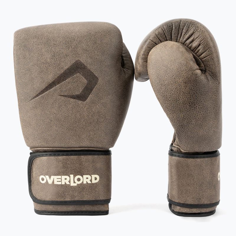 Guantoni da boxe marroni Overlord Old School 7