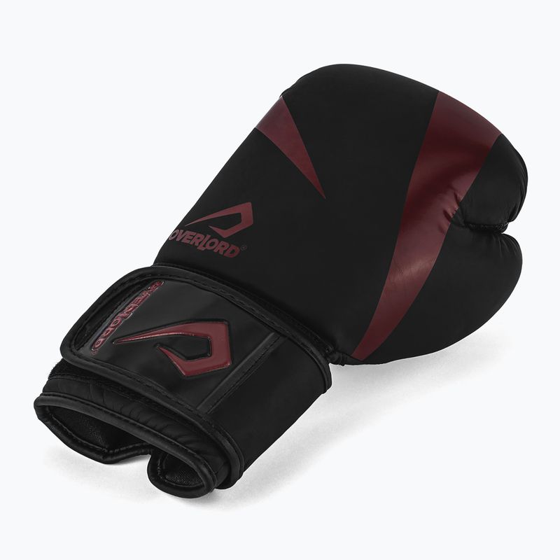 Guanti da boxe Overlord Riven nero_rosso 3