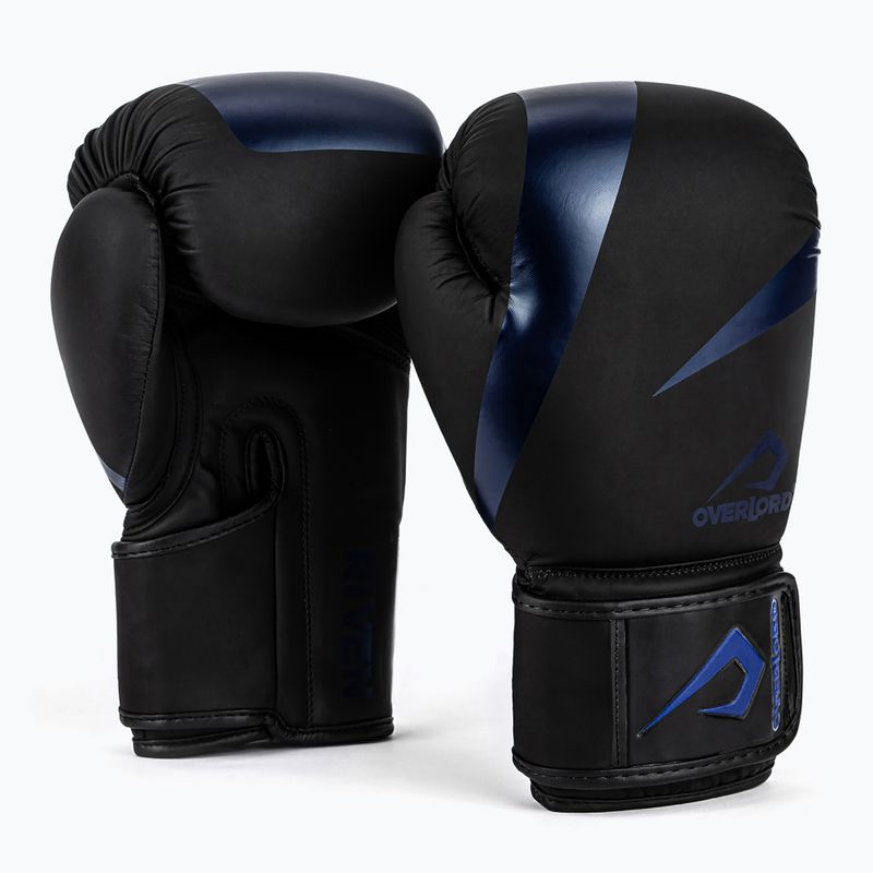 Guanti da boxe Overlord Riven nero_blu