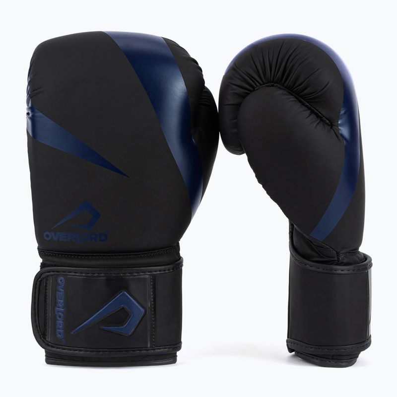 Guanti da boxe Overlord Riven nero_blu 2
