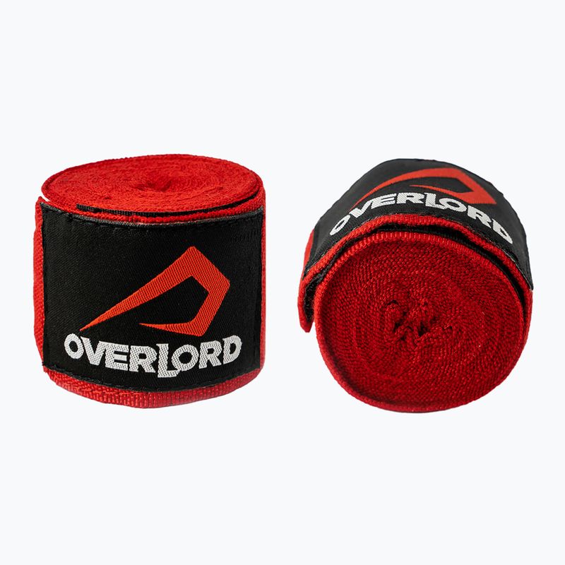 Bende da boxe Overlord elastiche 400 cm rosso 2