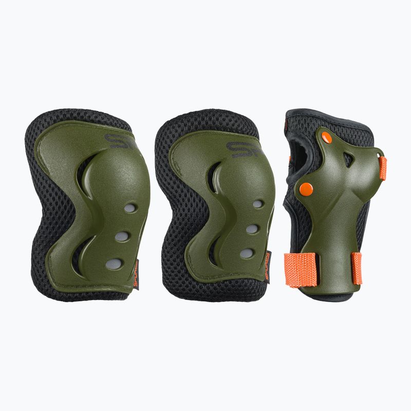 Set di imbottiture per bambini Spokey Shield verde 940933
