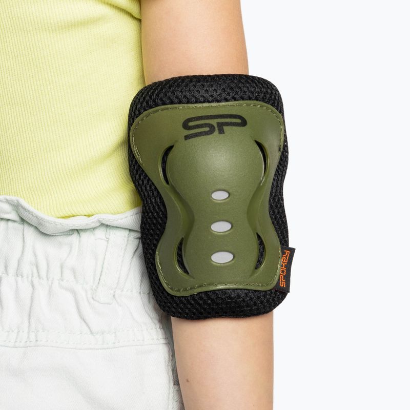 Set di imbottiture per bambini Spokey Shield verde 940933 10