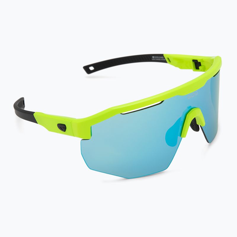 Occhiali da sole GOG Argo opaco verde neon/nero/bianco reflex/blu 2