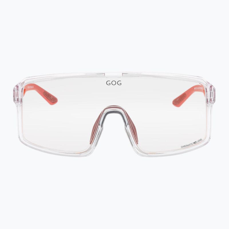 Occhiali da sole GOG Ragnarok cristal clear/rosso metallizzato opaco/rosso reflex 2