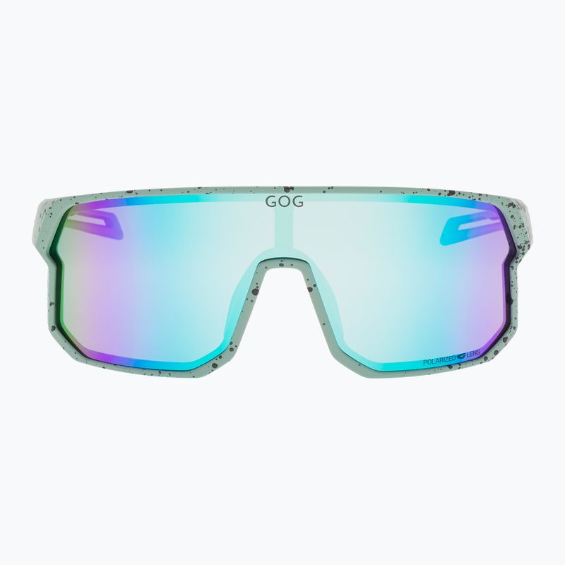 Occhiali da sole GOG Vidar matt green/black reflex white/blue 2