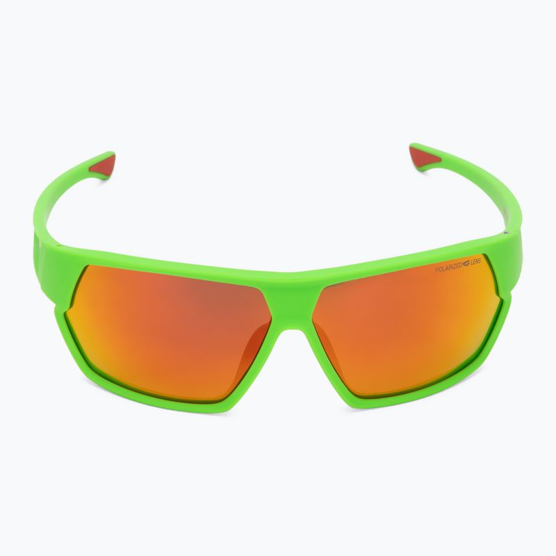 Occhiali da sole GOG Zonda opachi verde neon/rosso 3