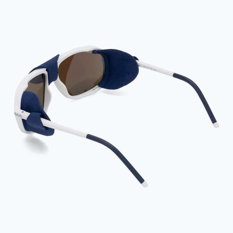 Occhiali da sole GOG Everest bianco opaco/blu navy 2