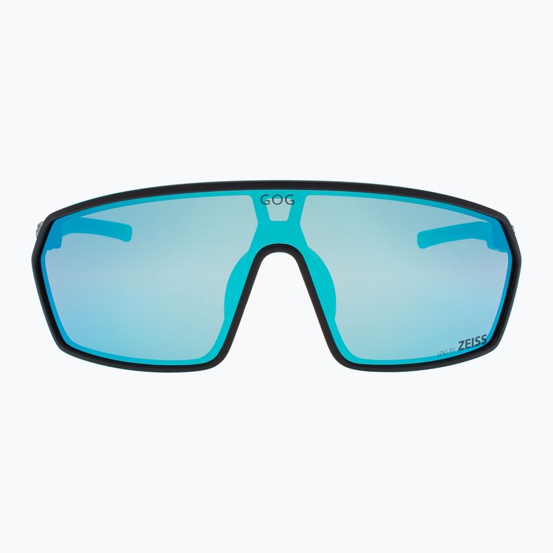 Occhiali da sole GOG Freya nero opaco/riflesso blu cielo 2